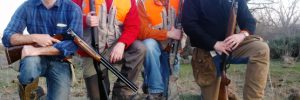 Quail Hunters in Texas with their kills